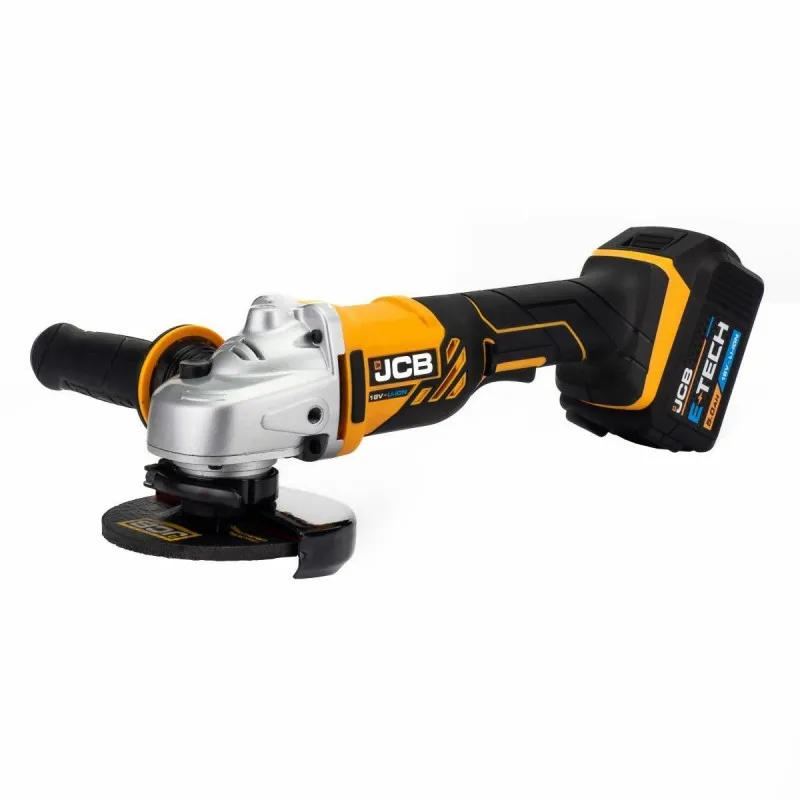 Akumulatorska kutna brusilica 115mm+2 baterije i punjač JCB-18AG-5BG-E - Čakovec