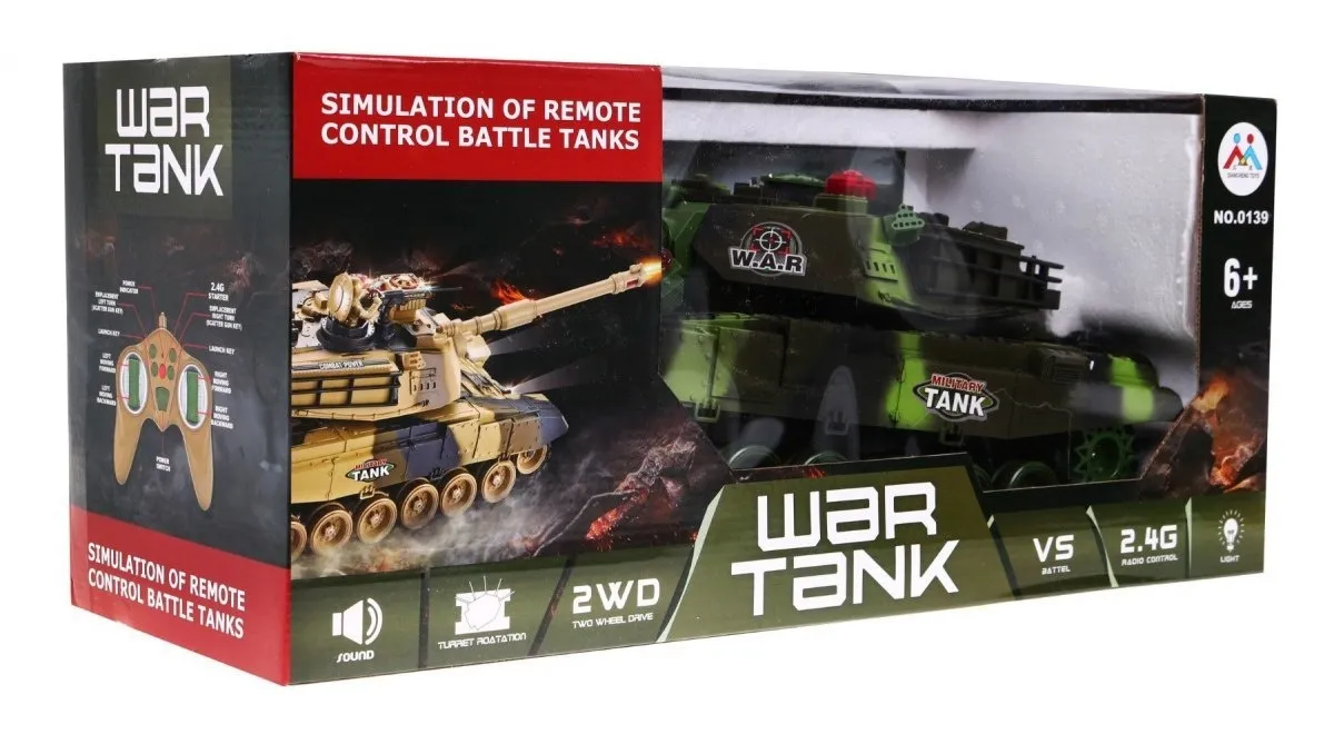 2/4ghz green r c tank - slika 4