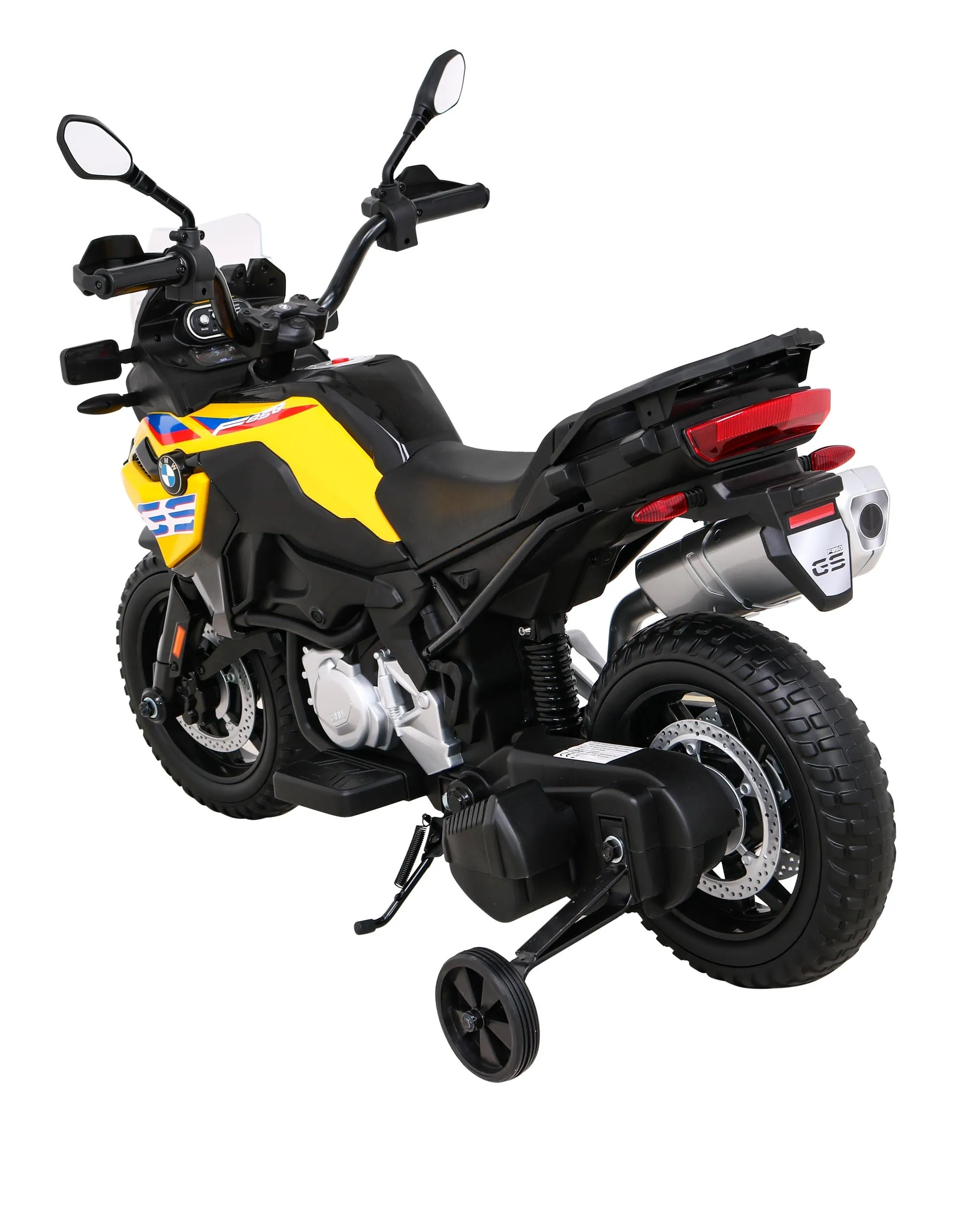 licencirani motor na akumulator bmw f850 gs - žuti - slika 5