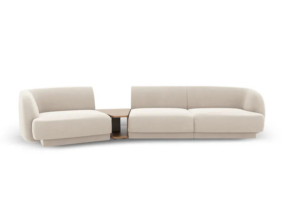 Kutna garnitura Miley 303x126cm, Materijal: Baršun - Čakovec, Čakovec-zapad