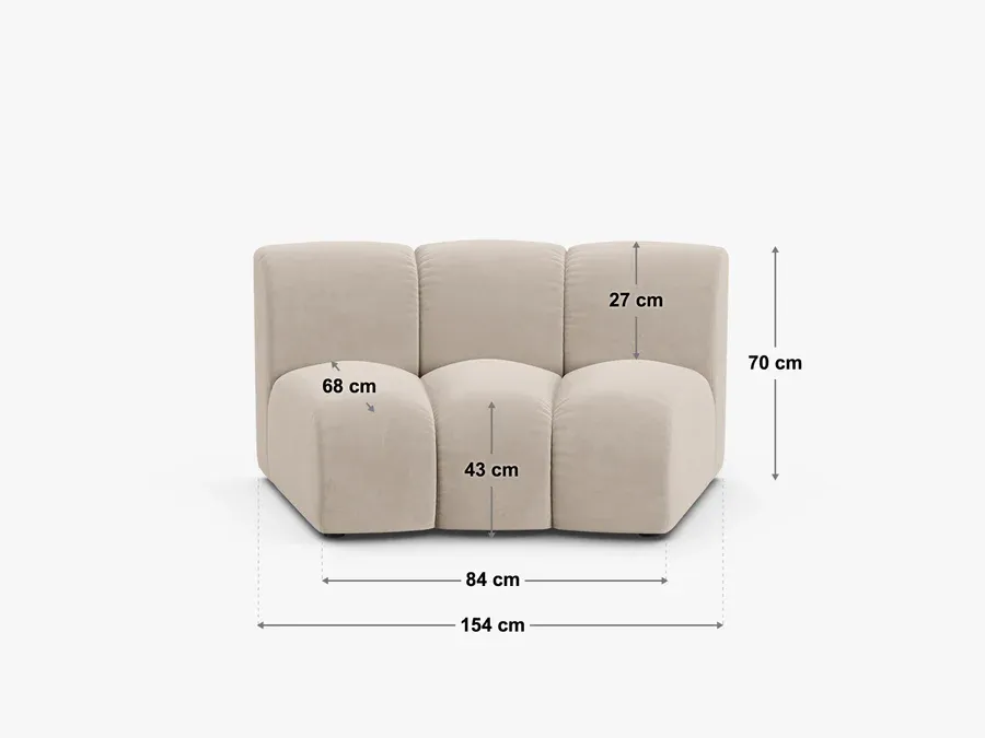 modul lupine 154x95cm, materijal: chenille eden - slika 5