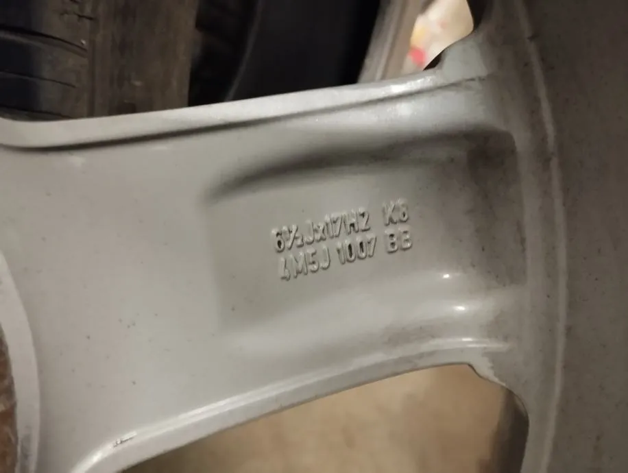 alu felge borbet 6,5j x 17" ford 5x108 et52.5, centralna rupa 63,4 mm. - slika 5