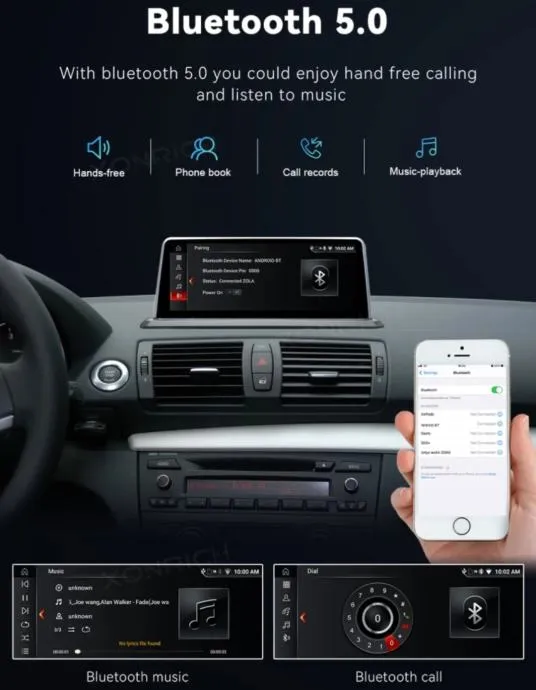 bmw 1 e81 e82 e87 e88 original navigacija multimedija android internet - slika 2
