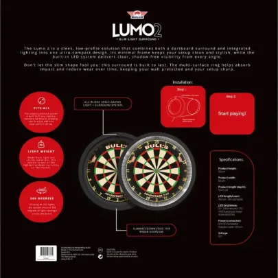 lumo 2 rasvjeta za pikado metu - slika 4
