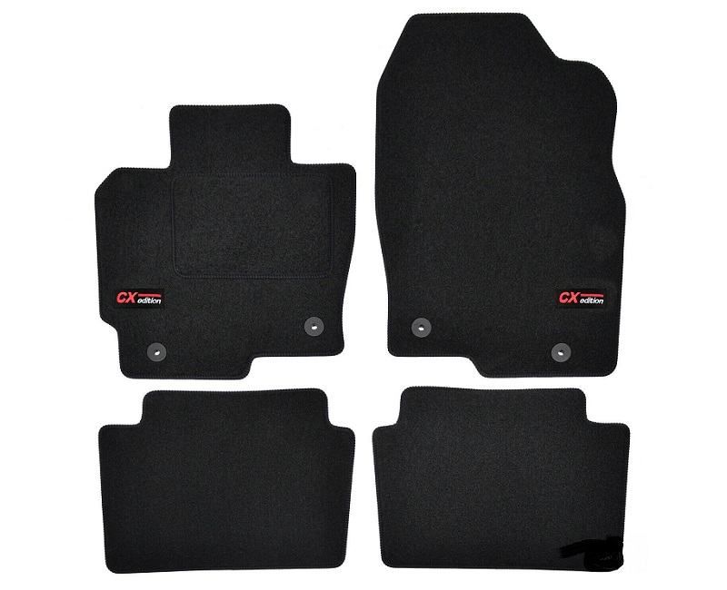 tekstilni auto tepisi za mazda 2-3-5-6-cx5-cx30-cx7 - s logom - slika 6