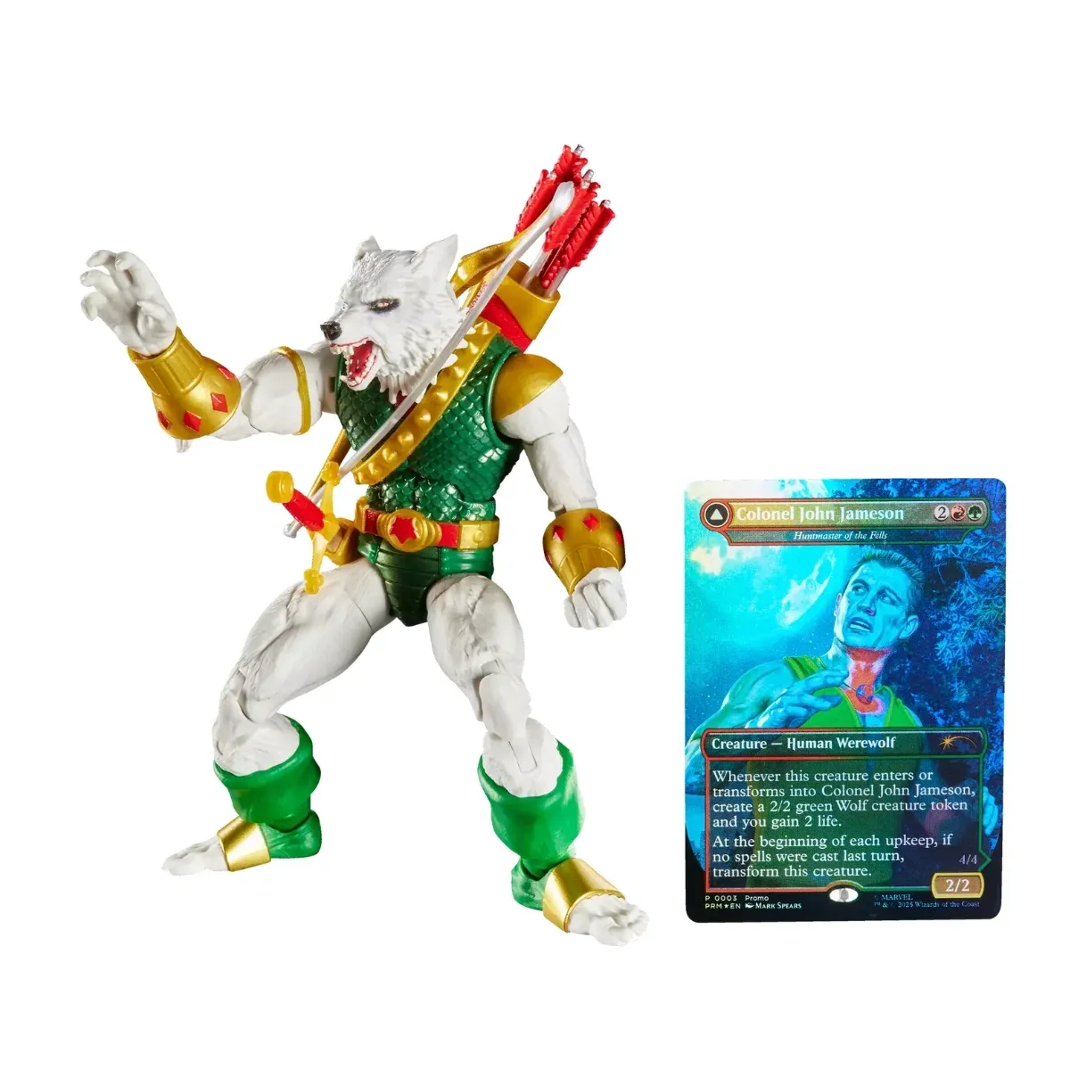 marvel legends series: mtg – man-wolf figura, 15cm - slika 7