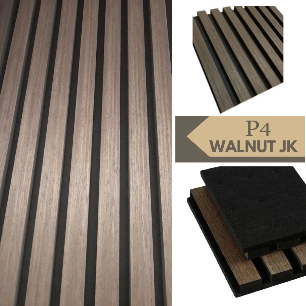 (4 kom) 3d drveni panel za zid - acoustic - slika 15