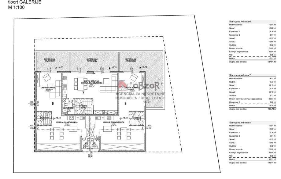 povljana- dvoetažan apartman (s8) 145,51m2 - novogradnja - slika 16