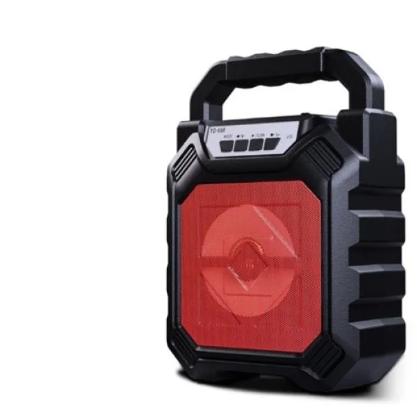 3d prijenosni usb bluetooth zvučnik s led efektima - king - slika 4