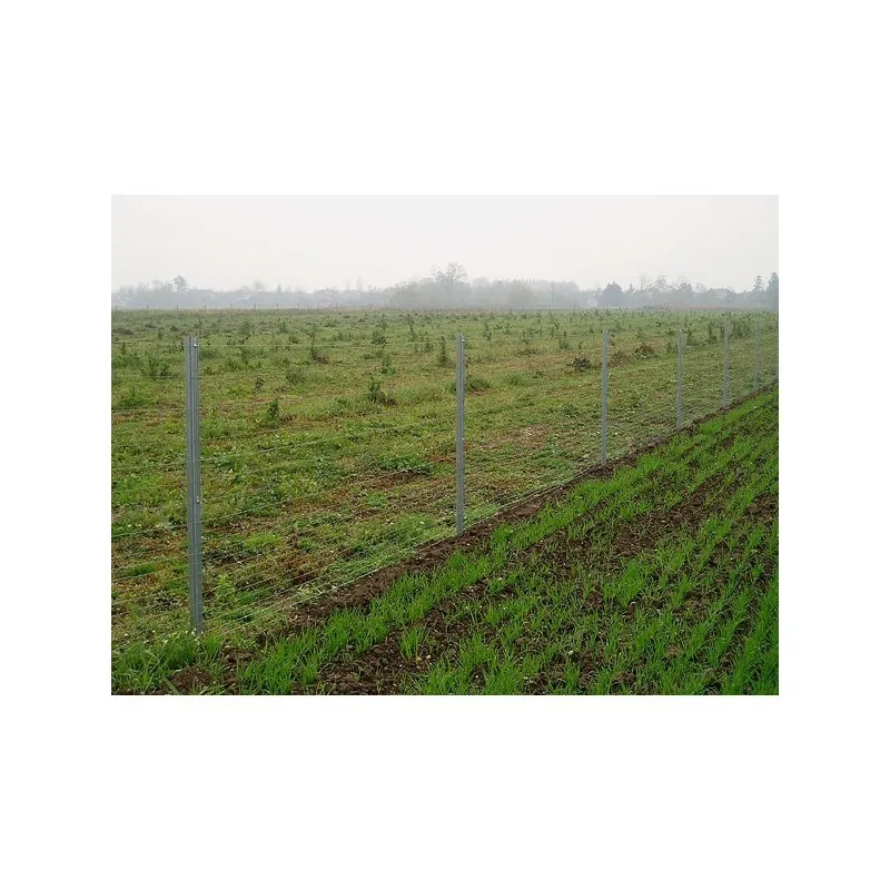 metalni pocinčani stup za ogradu 2700-63x43-1,5 mm - ogradni - slika 2