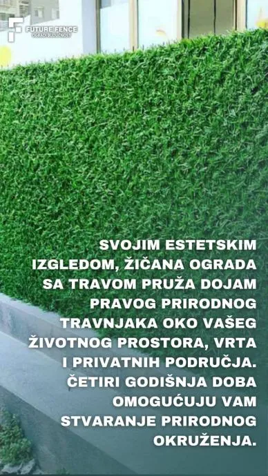 zaštita od pogleda - umjetna živica 1,0m x 10,0m - slika 1