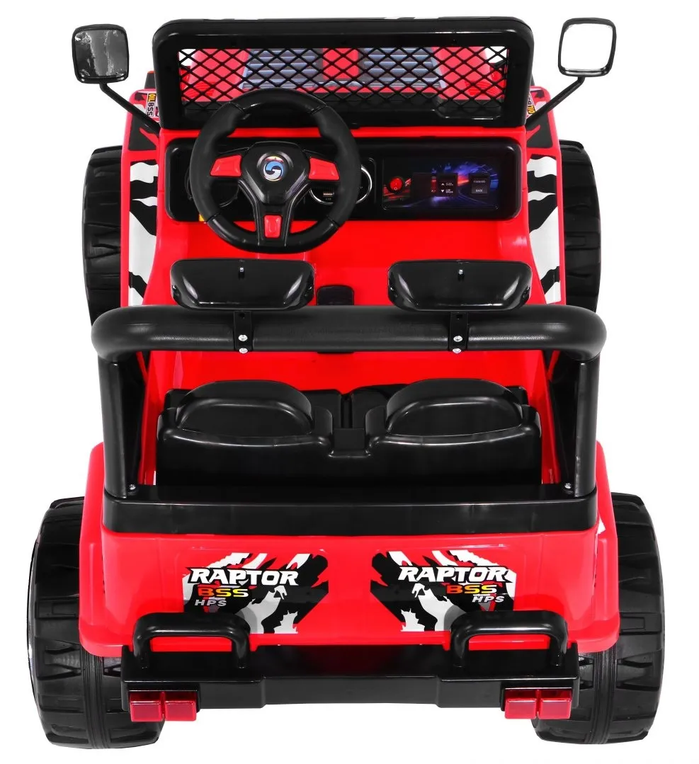 auto na akumulator raptor drifter - crveni - slika 5