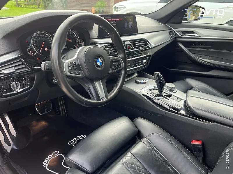 bmw serije 5 touring: 520d m sport-led-navi-kam 360-tow-odličan - slika 11
