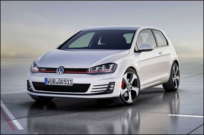 vw golf 7 gti bi-xenon farovi s led tfl- afs -orginal vw farovi - slika 1