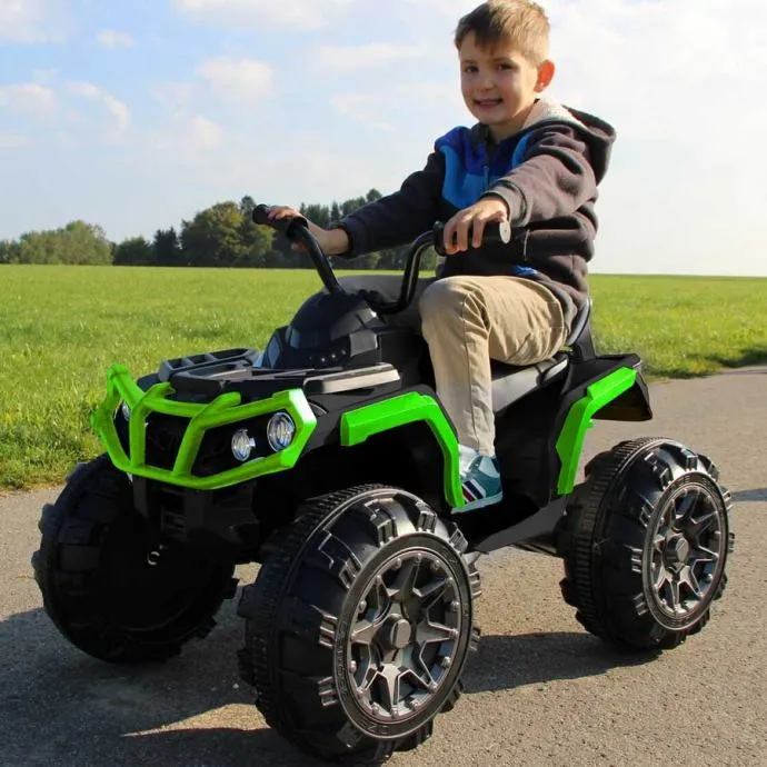jamara auto na akumulator quad predector zeleni 12v - slika 2