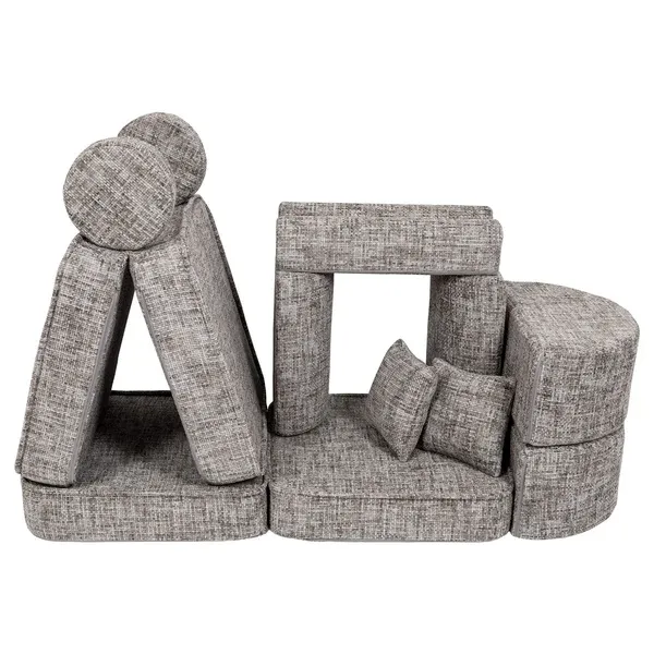 modularna sofa - mjesečevo siva - slika 4