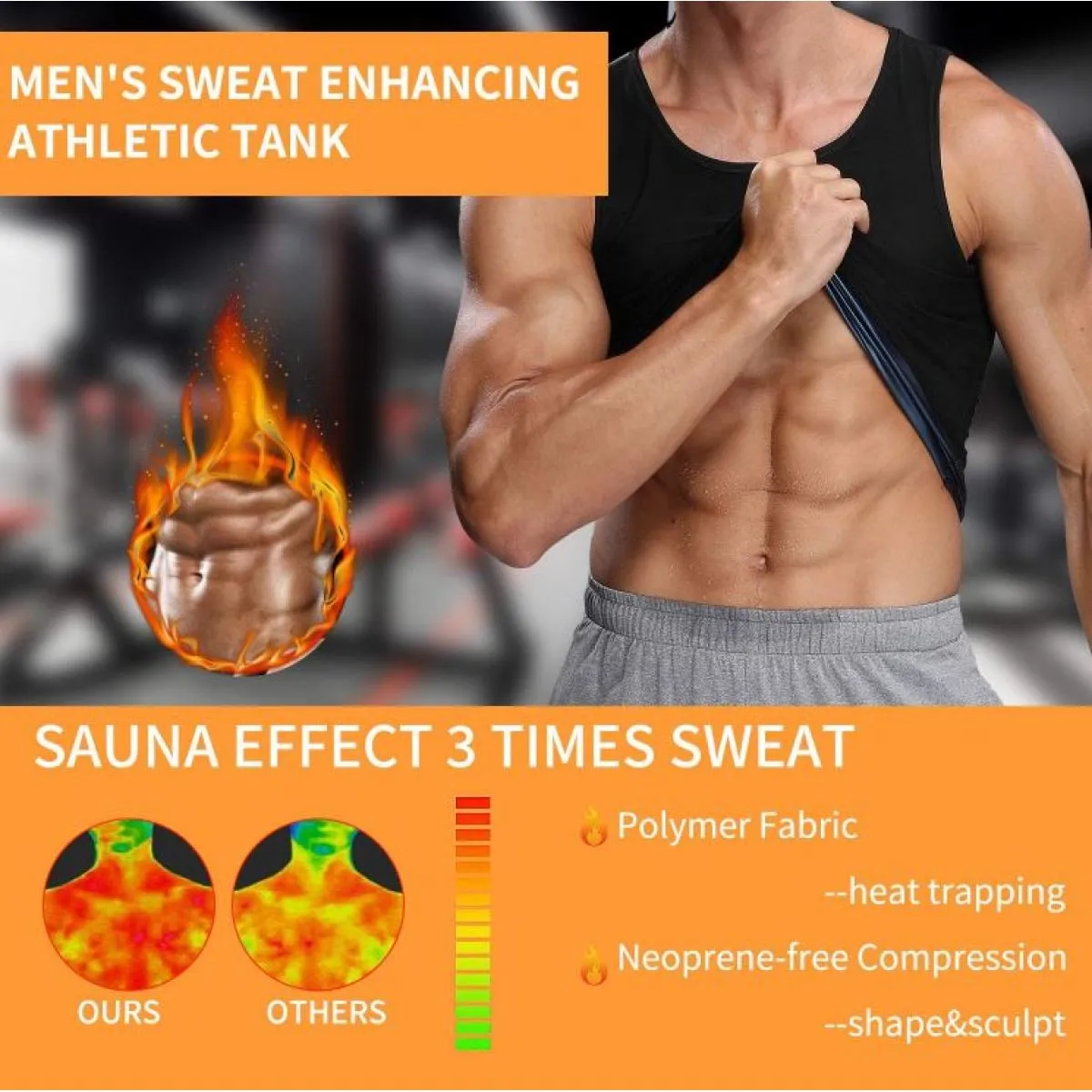 muška majica sa sauna efektom - slika 3