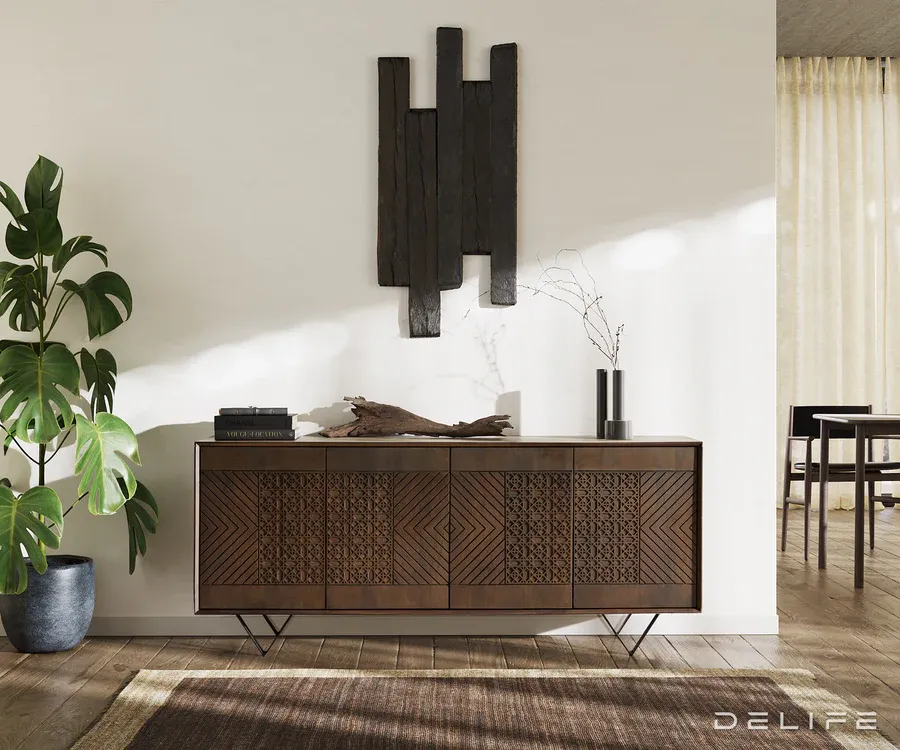 komoda manjula 172x40cm, materijal: mango - slika 2