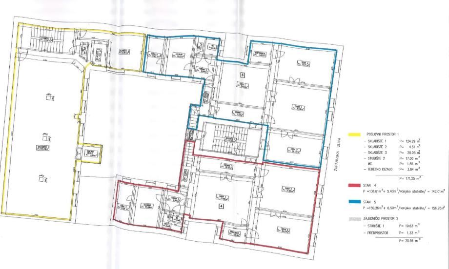 poslovno stambeni prostor: osijek, centar, ulični lokal, 905 m2 - slika 6