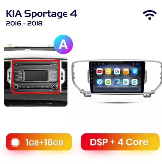 original radio kia sportage 4 navigacija android multimedija wifi - slika 11