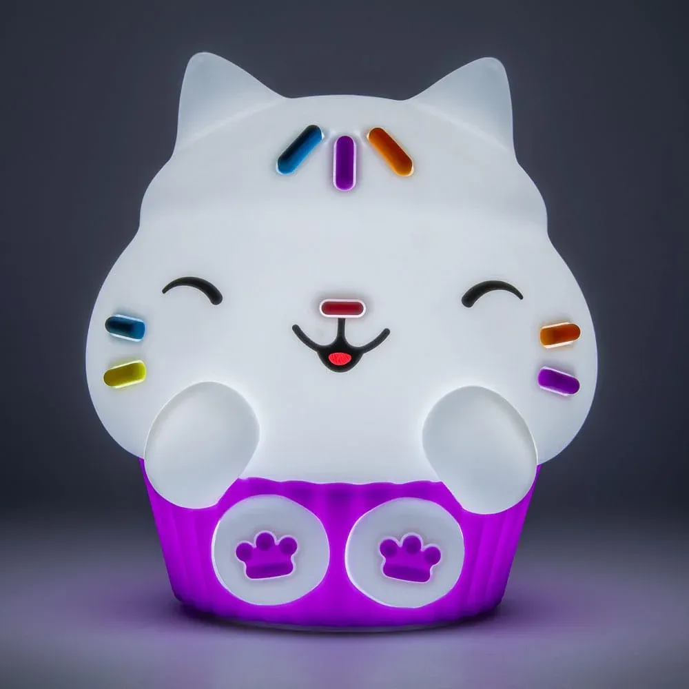 paladone gabby´s dollhouse cakey cat squishyglo silicone light - slika 2
