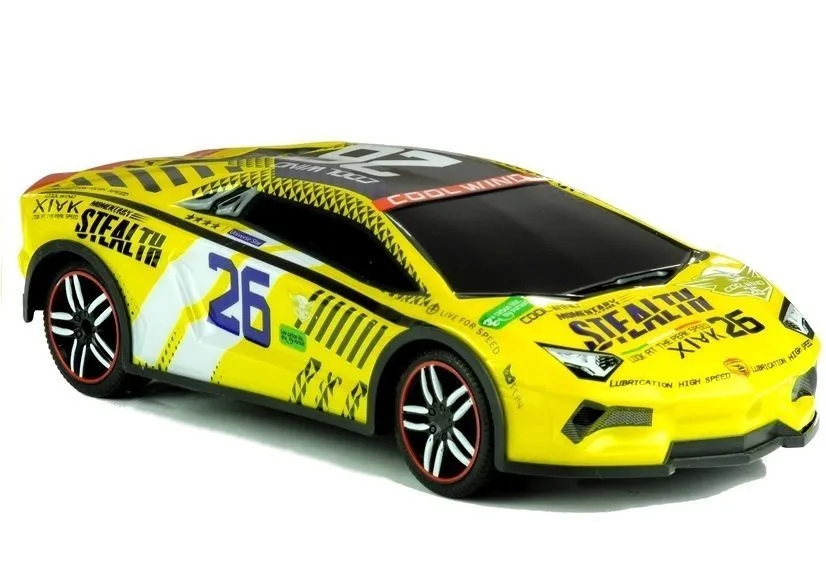 auto na daljinsko upravljanje sports - žuti - slika 2