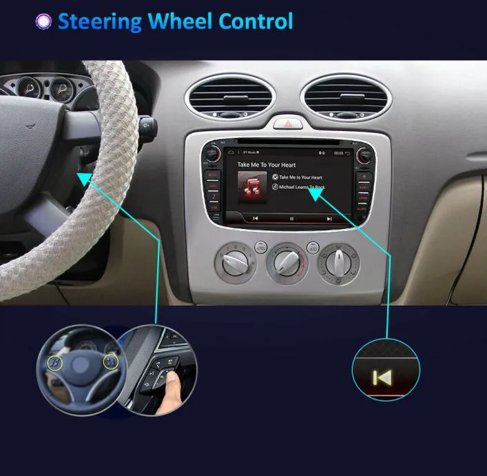 ford gps navigacija original 2din radio - slika 5