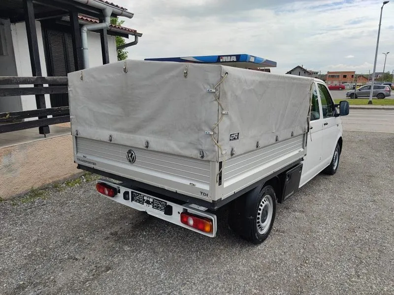 volkswagen transporter 2.0 tdi*dupla kabina*5+1*klima*cerada* - slika 5