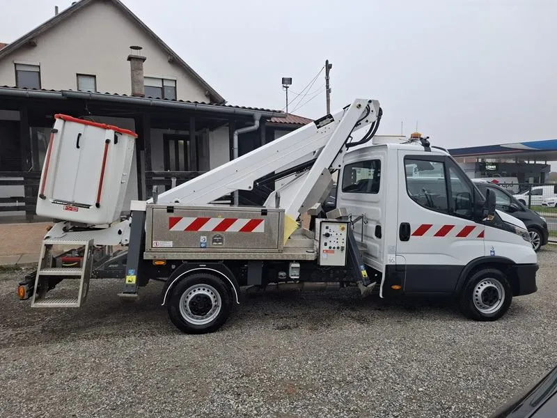 iveco daily 35s14*dizalica košara sa stopama*klima*navigacija* - slika 4