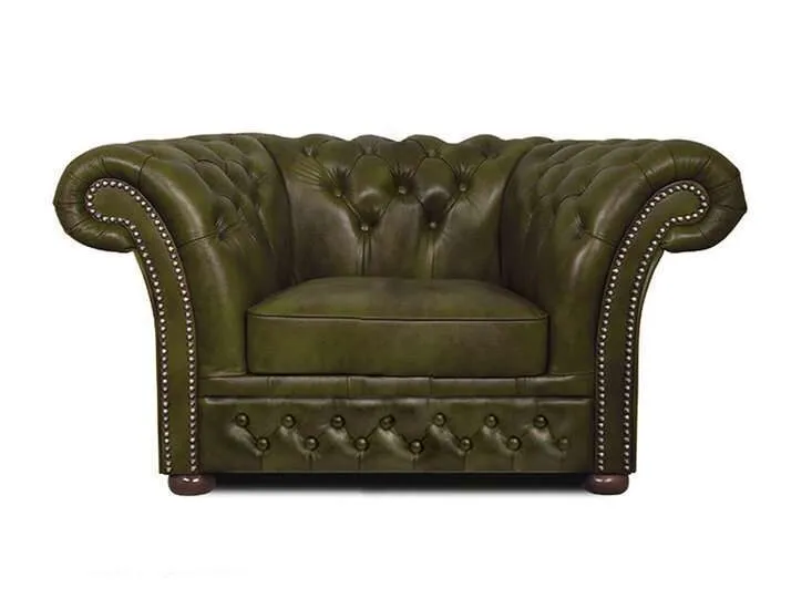 Chesterfield Fotelja Winfield Basic Luxe Leather | 1-sjedište - Ježdovec, Zagreb