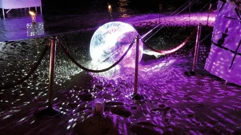 eurolite mirror ball 100cm - slika 3