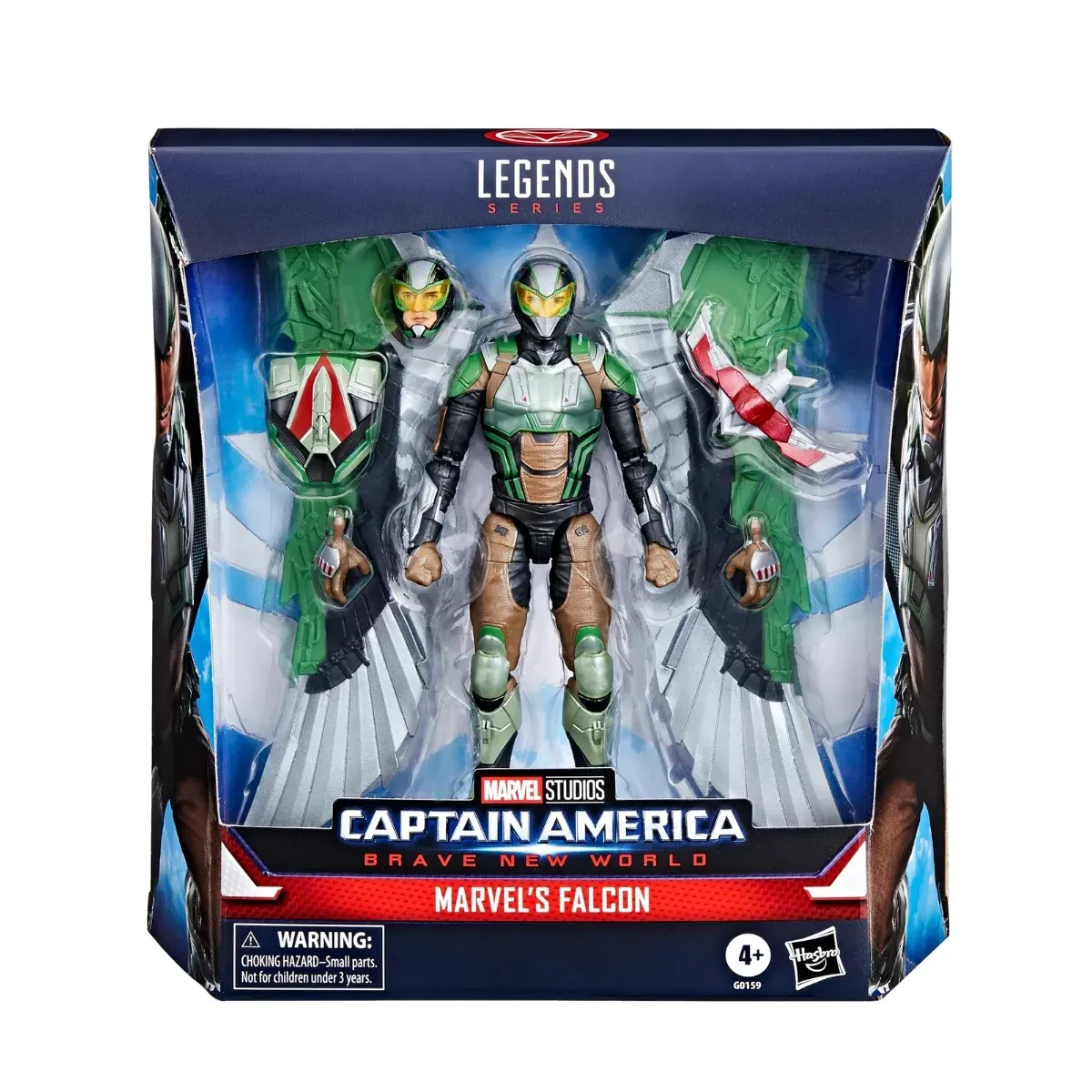 marvel legends series: captain america – marvel’s falcon figura, 15cm - slika 8