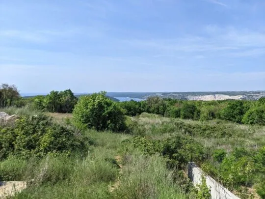 labin, zemljište s građevinskom dozvolom, pogled na more 558 m2 - slika 7
