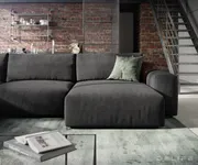 kutna garnitura lanzo xl 380x176x69cm, materijal: mikrofibra - slika 16