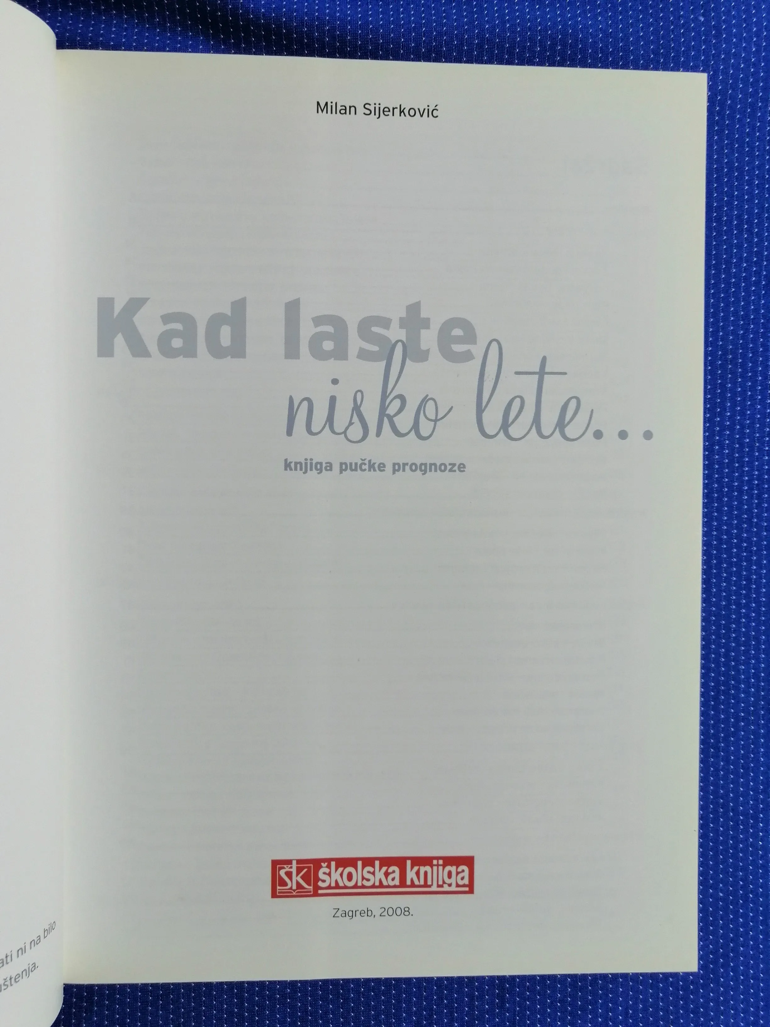 milan sijerković – kad laste nisko lete… - slika 2