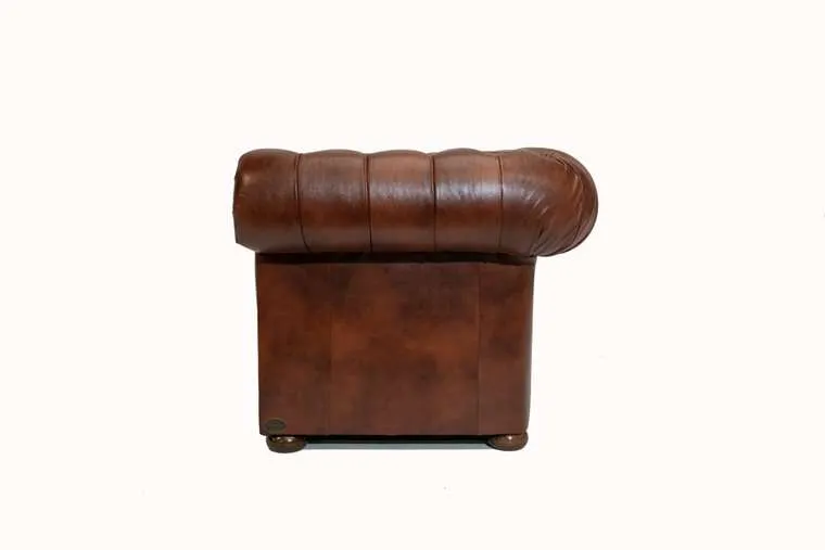 chesterfield garnitura first class leather | 5-sjedišta | cloudy brown - slika 2