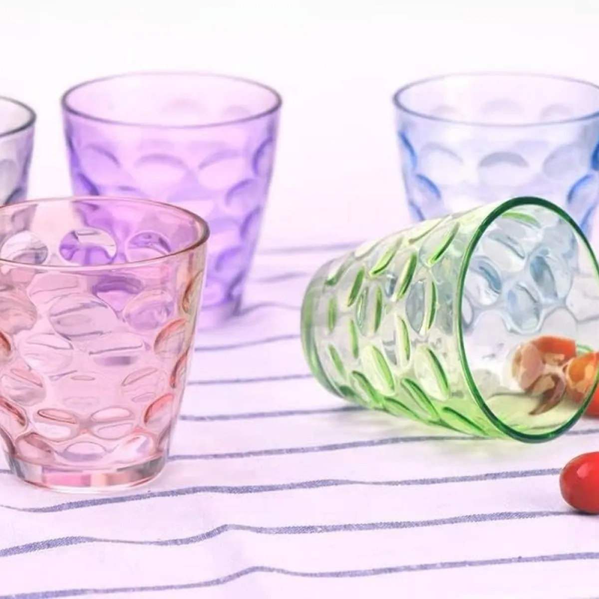 set od 2 staklene čaše „raindrop“ – elegantne kristalne čaše za piće - slika 5