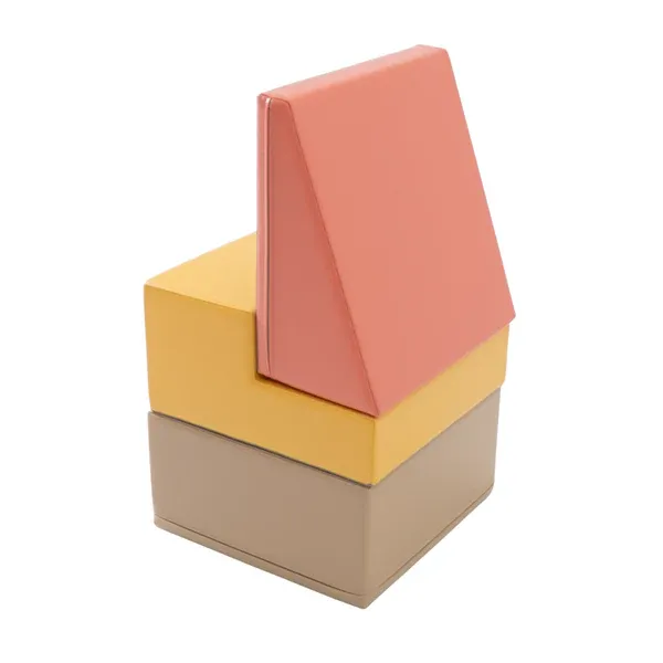 soft play set od 3 pjenastih blokova-pastelno ružičasti mini penjalica - slika 5