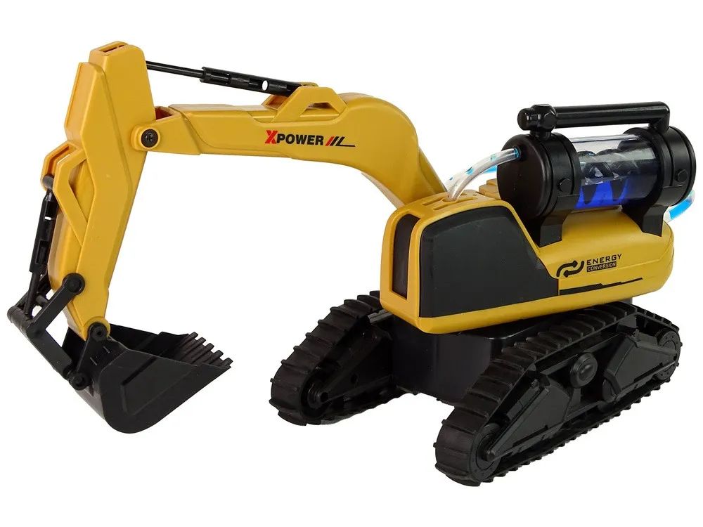 large remote controlled yellow crawler excavator - slika 2