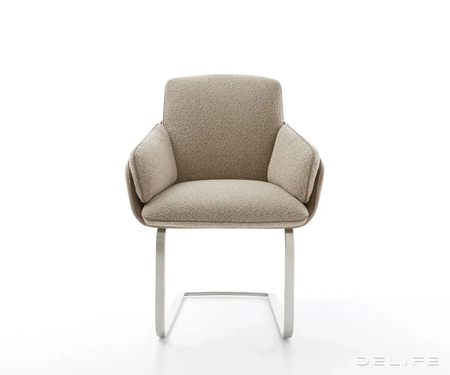 blagovaonska stolica luan, materijal: boucle/mikrofibra - slika 3