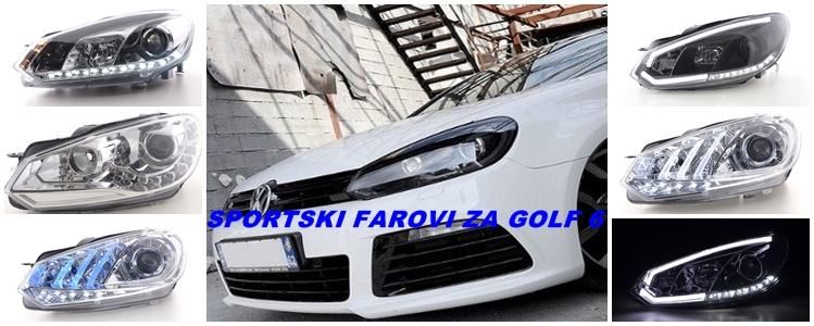 Sportski Farovi Za Golf 5-6-7 Razne Izvedbe-Super Dizajn-Gti Look - Županja