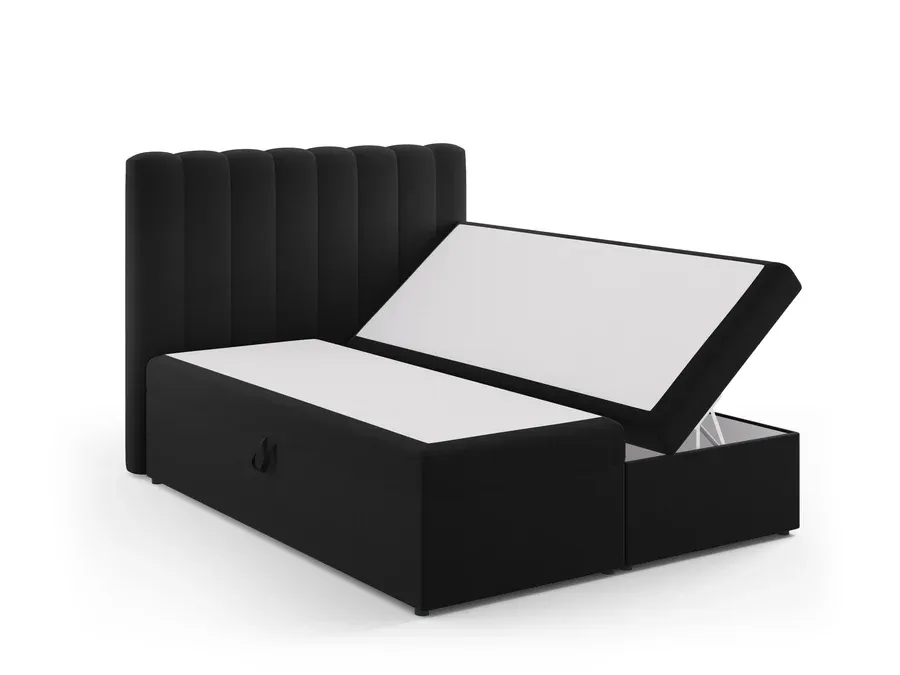 box spring krevet kelp, materijal: baršun - slika 2