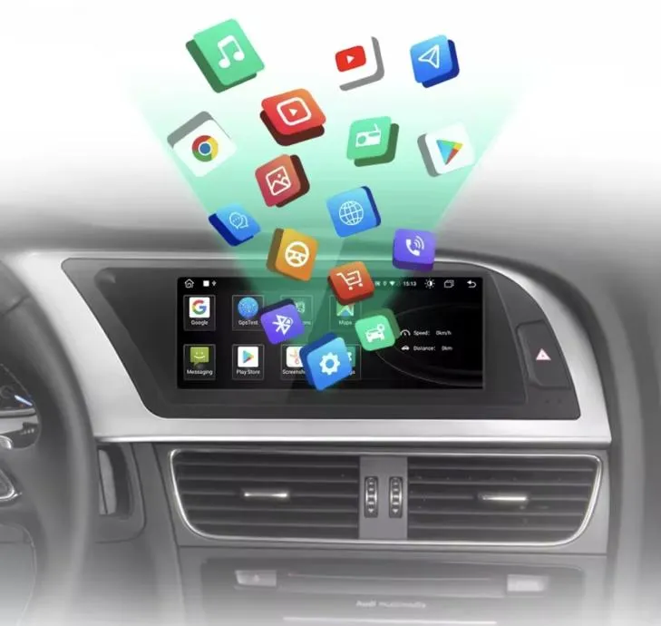 audi a4 a5 q5 b8 carplay original android ekran 2din multimedija kamer - slika 8