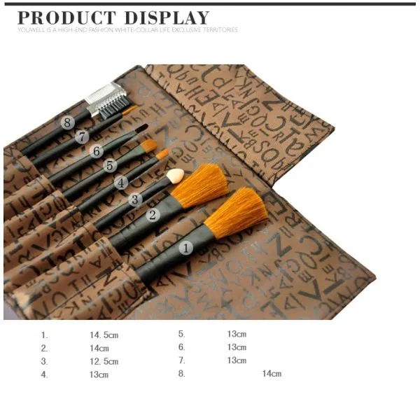 8-dijelni make-up set za šminkanje za svakodnevnu upotrebu - slika 3