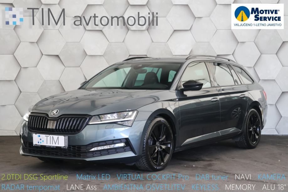Škoda Superb Combi 2.0TDI Sportline MATRIX VIRTUAL RADAR temp - Celje