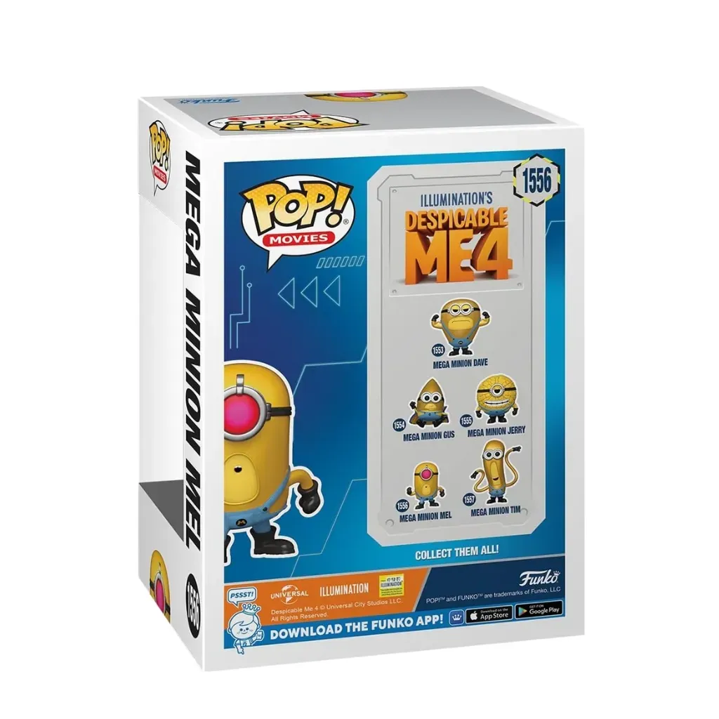 funko pop! movies: despicable me 4 – mega minion mel #1556 - slika 2