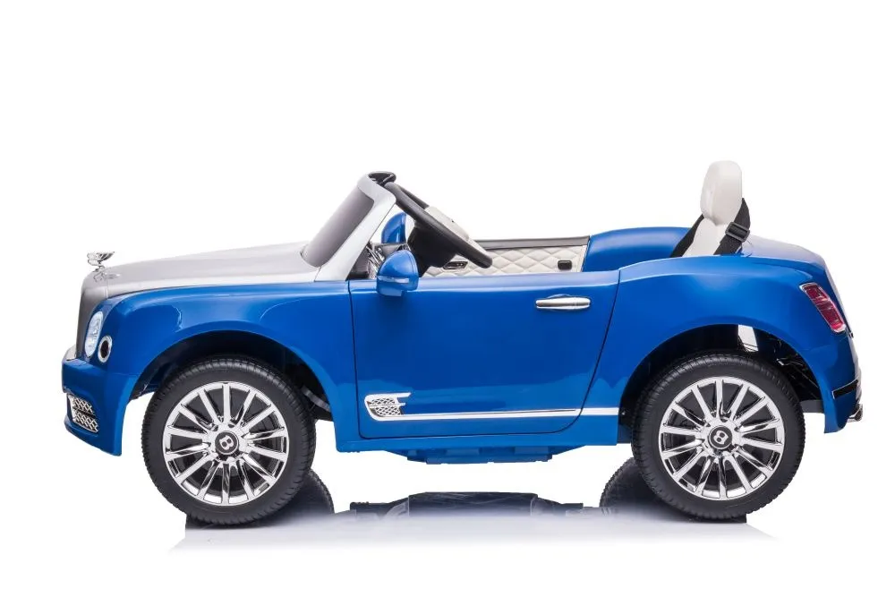 licencirani auto na akumulator bentley mulsanne - plavi/lakirani - slika 3