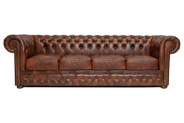 Chesterfield Garnitura First Class Leather | 4-sjedišta | Cloudy Brown - Ježdovec, Zagreb