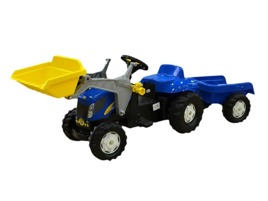rolly toys traktor na pedale new holland t7040 + prednji utovarivač - slika 2