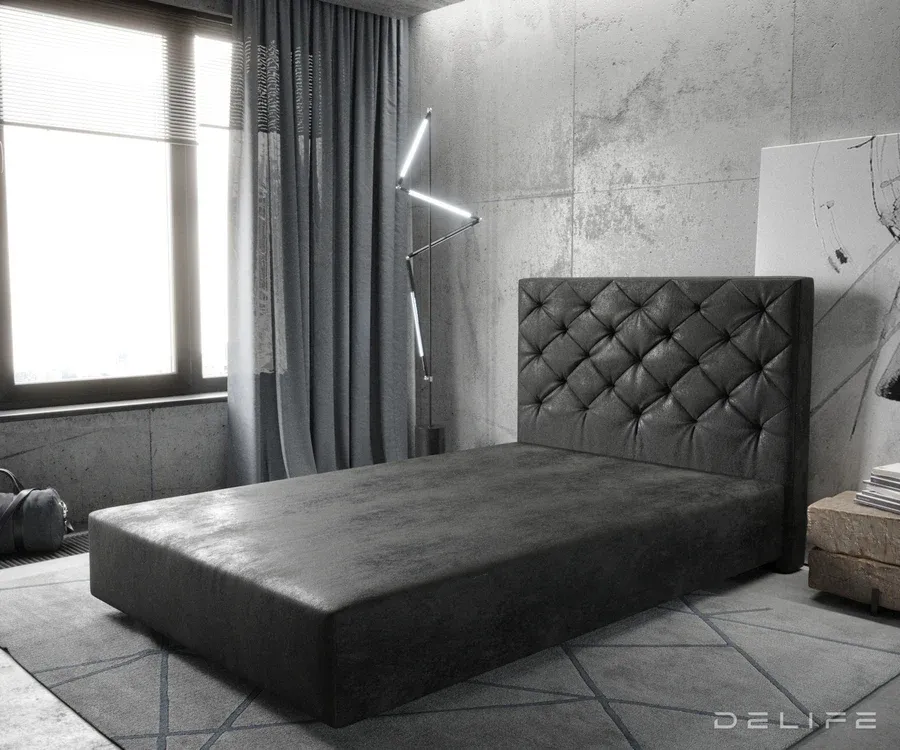 Box spring okvir Dream-Great, Chesterfield prošiv - Mikrofibra - Čakovec